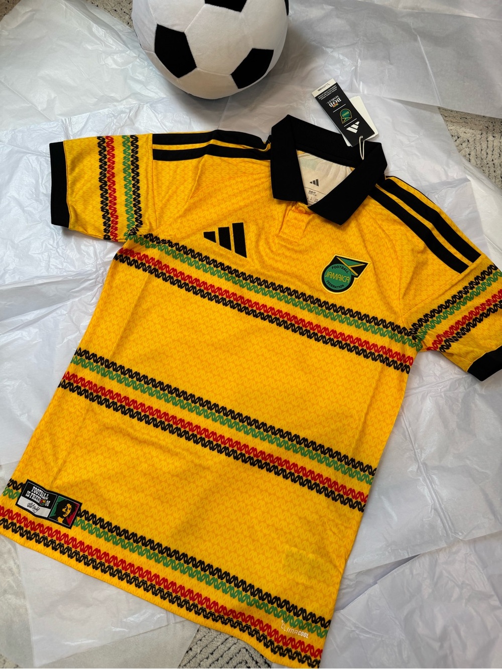 🇯🇲 Adidas Jamaica National Team Home Jersey - official licensed - Picture 11 of 11